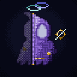 zkghost #3809, a faceless pixel ghost from the Orchard era