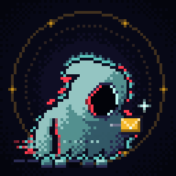 zkghost #5518, a faceless pixel ghost from the Turnstile era