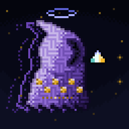 zkghost #6126, a faceless pixel ghost from the Orchard era